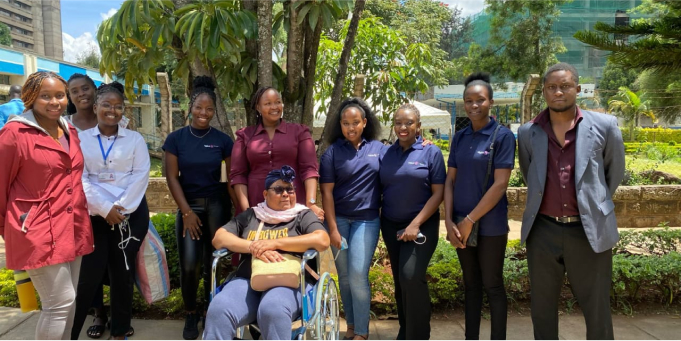 Value 8 Group team enjoying a photo session before  interacting with children at Happy Life Christian School - Children’s Home